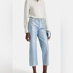 Frame holigraphic pants